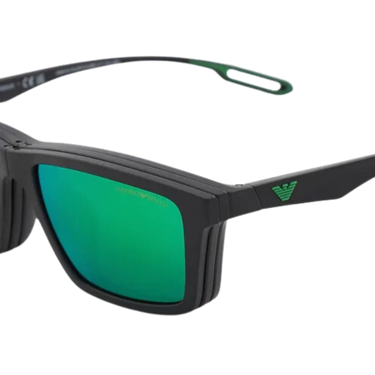 "Rectangle Shape Clip-On Sunglasses For Men's | Optorium"