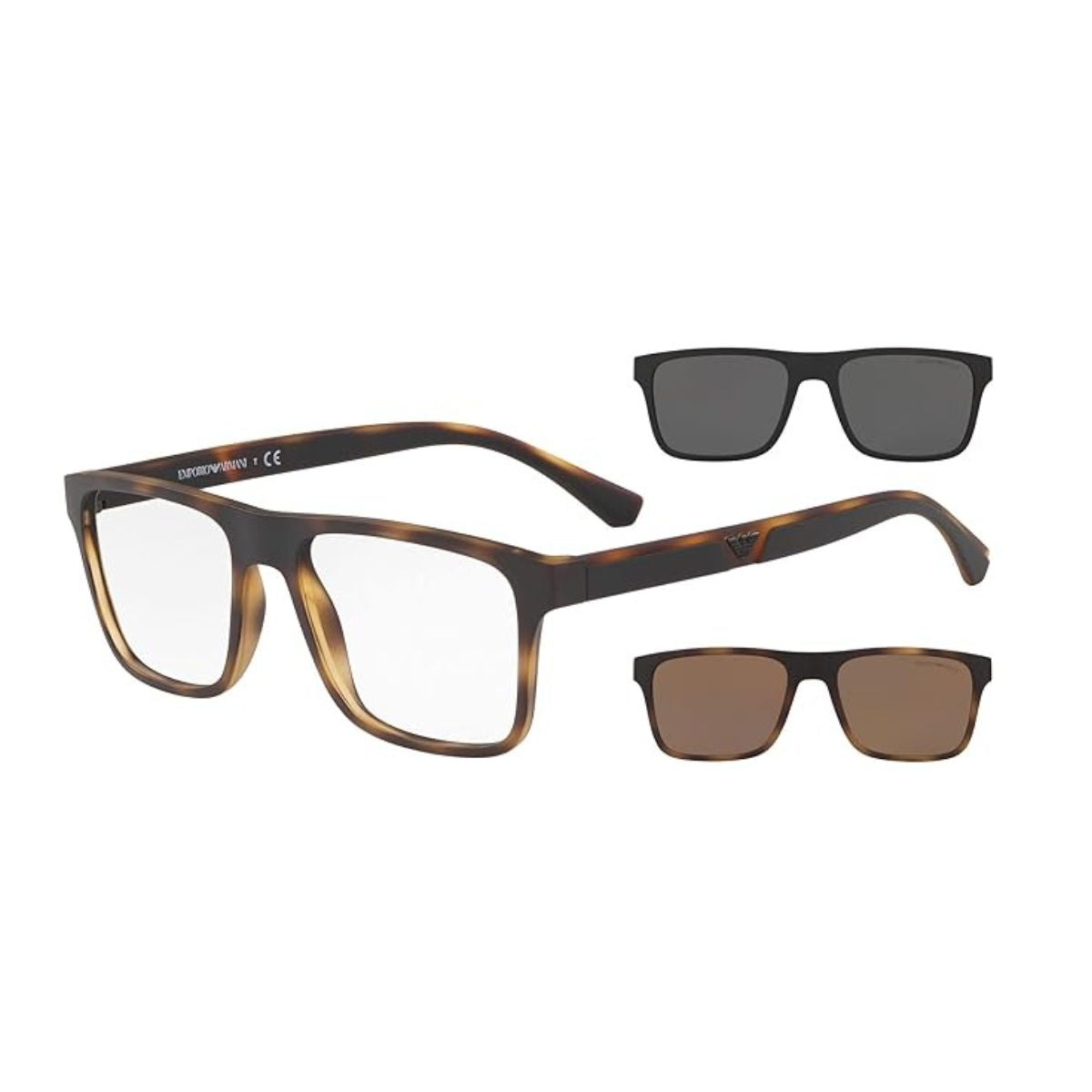 "Shop Emporio Armani EA 4115 5802/1W Clip-On Sunglass For Men's At Optorium"