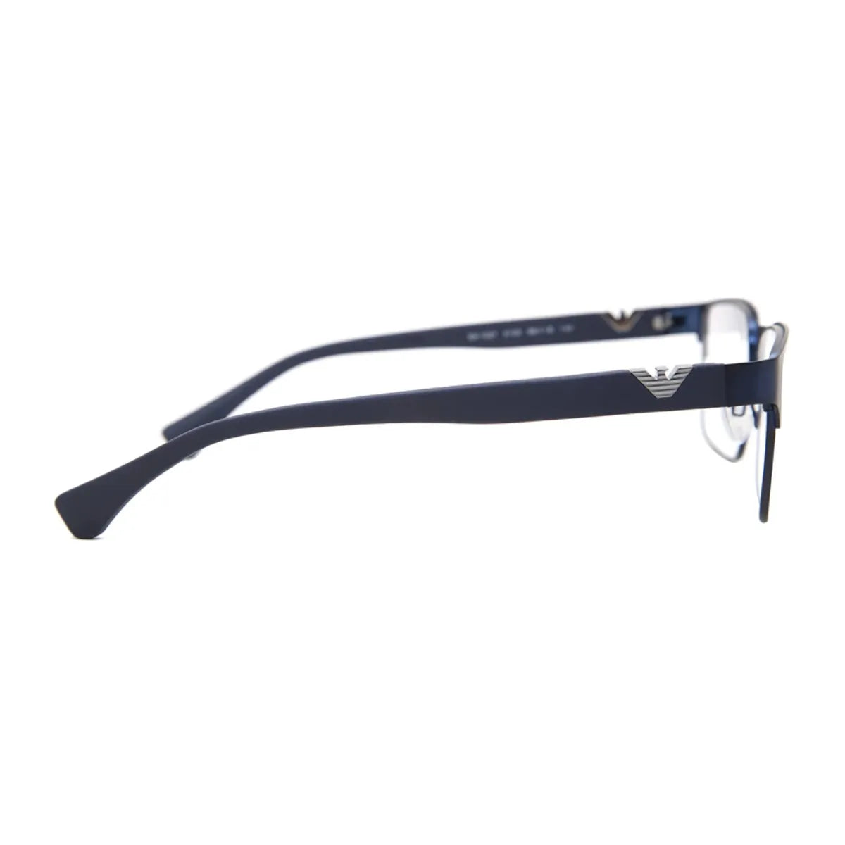 Authentic Emporio Armani eyewear EA 1027 3100 full rim square matte blue eyeglasses for men available now at Optorium