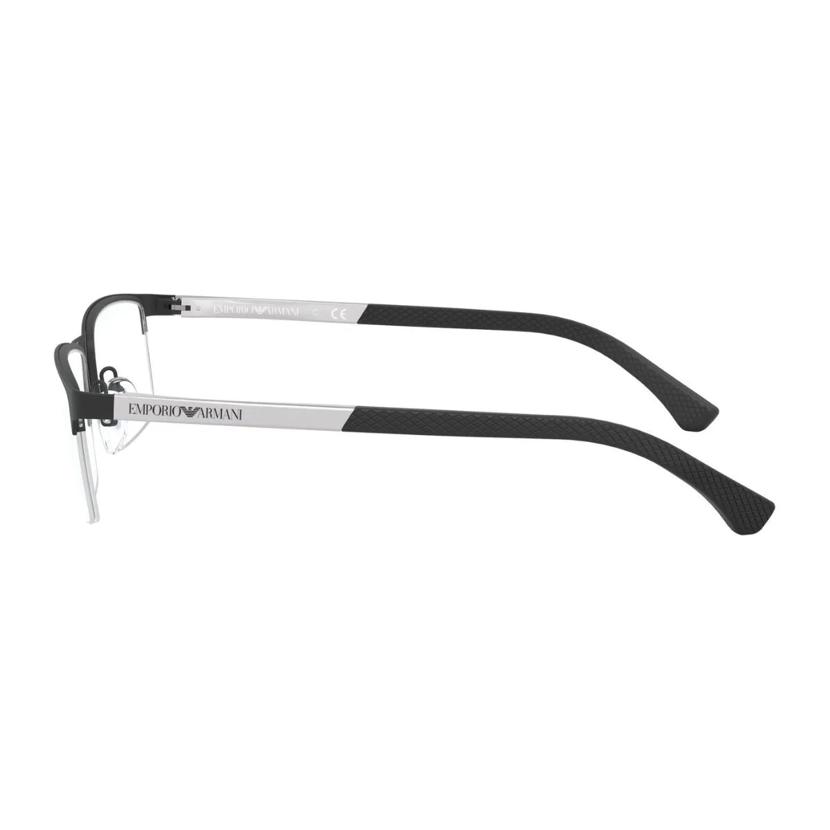 Stylish Emporio Armani optical frame EA 1041 3094 men’s half rim rectangle eyewear - Optorium