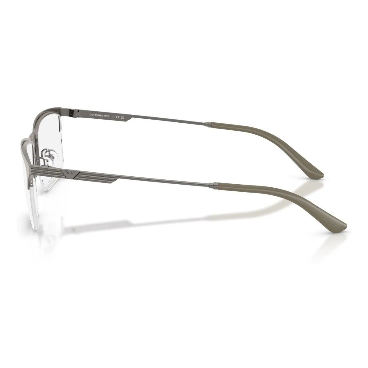 Discover Emporio Armani EA1177 3425 Matte Grey color rectangle eyeglasses, luxury Emporio Armani optical glasses & stylish eyewear for men & women available in India at Optorium.