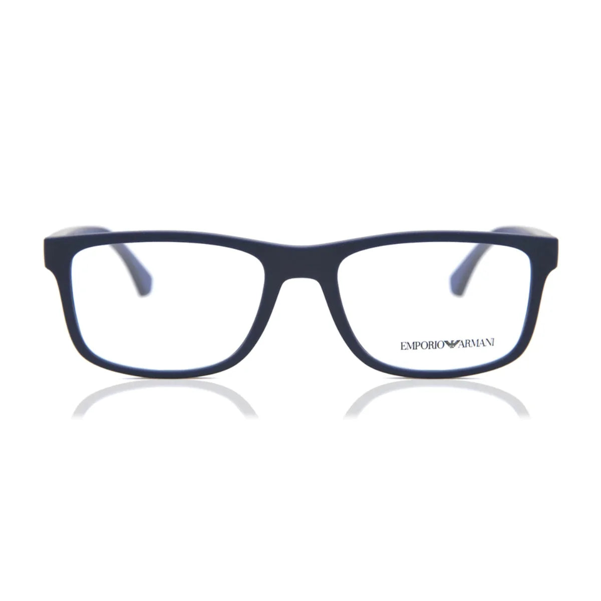 Emporio Armani men’s eyeglasses EA 3147 5754 matte blue rectangle optical frame – Optorium