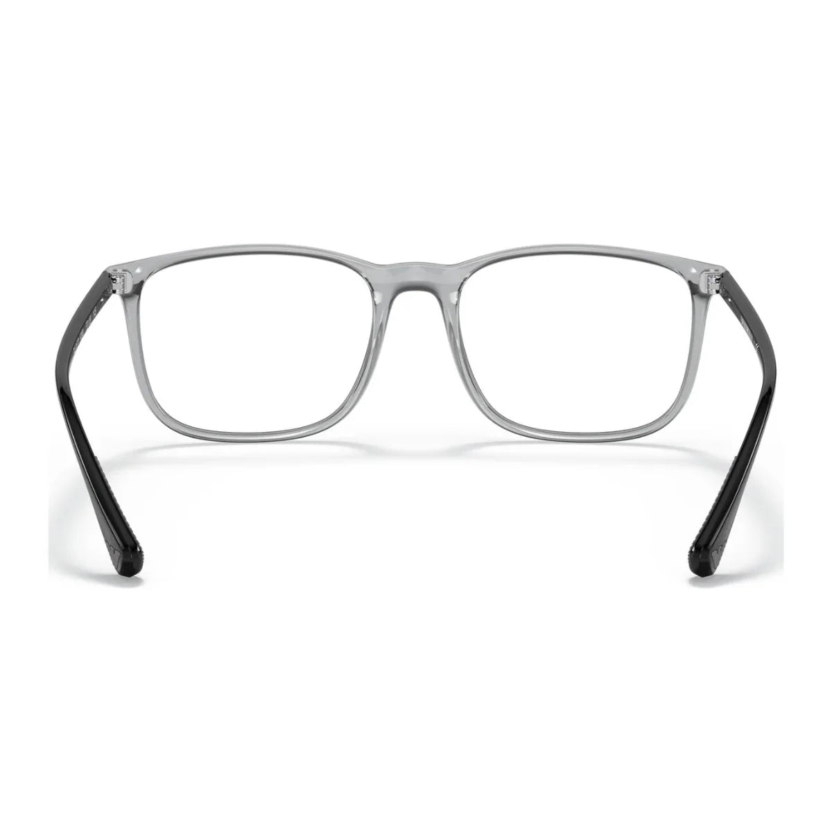 Shop Emporio Armani eyewear EA 3177 5090 men’s black square fashion eyeglasses now at Optorium