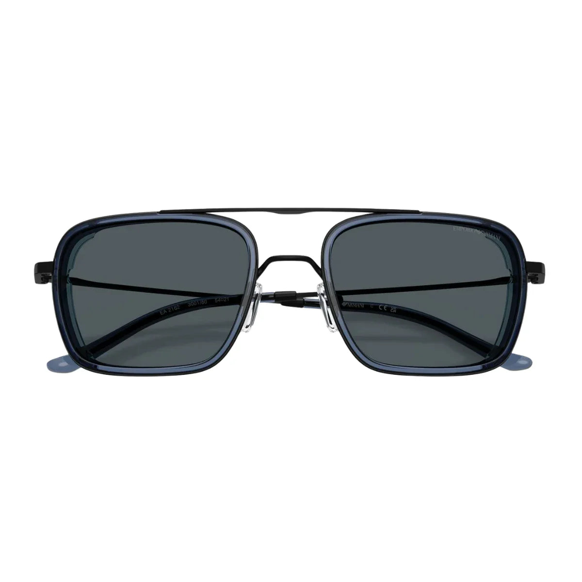 Shop Emporio Armani sunglasses men & women black color EA 2162 3001/80, stylish square frame with UV protection, top trending Emporio Armani sunglasses India online at Optorium.