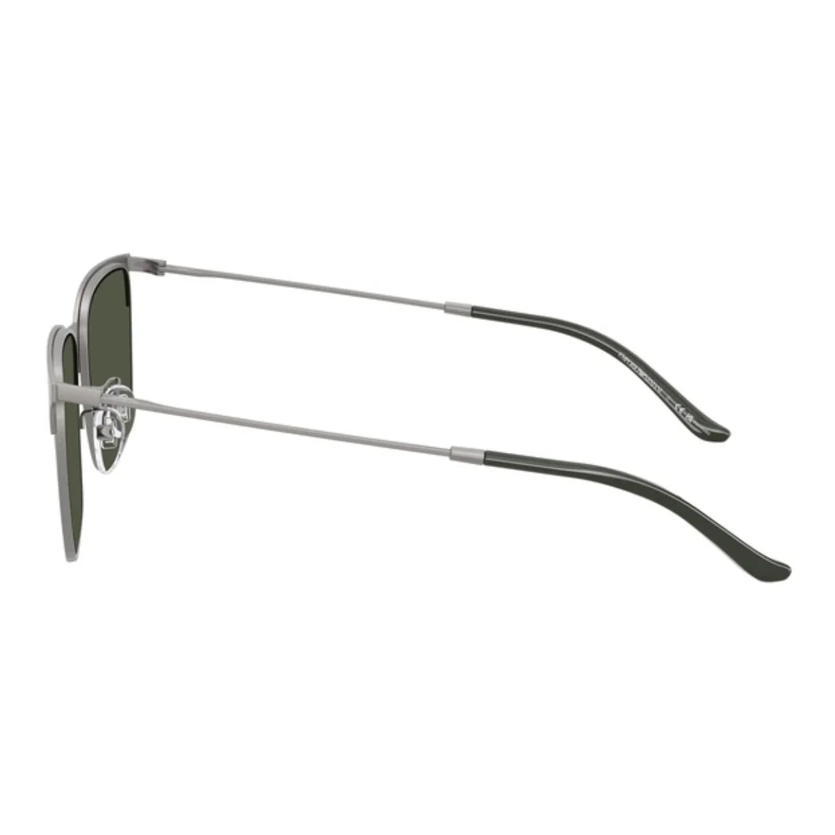 Gunmetal full-frame Emporio Armani EA 2164D 3003 9A sunglasses for men, dark green polarized lenses, available at Optorium