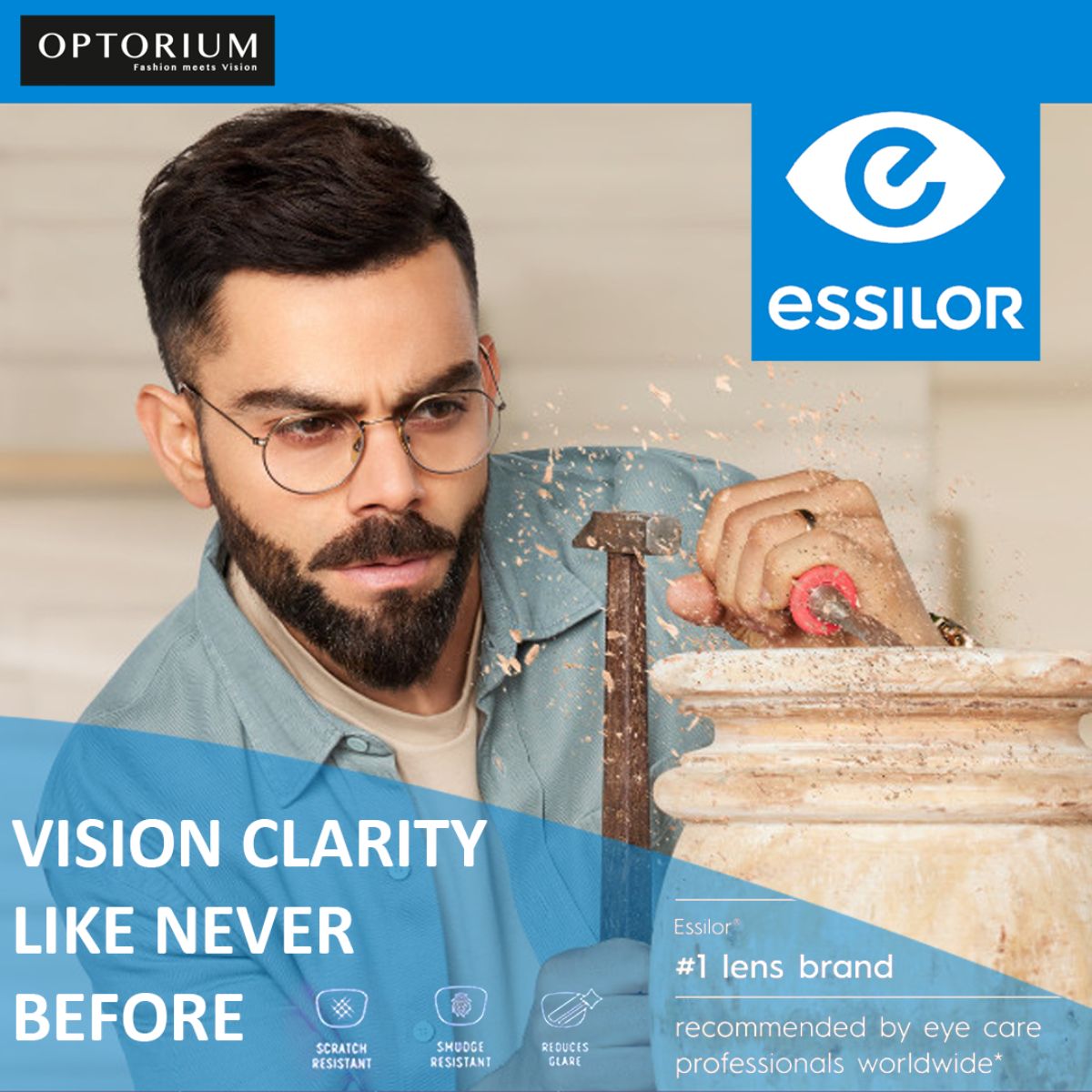 Crizal Single Vision Lens - Essilor