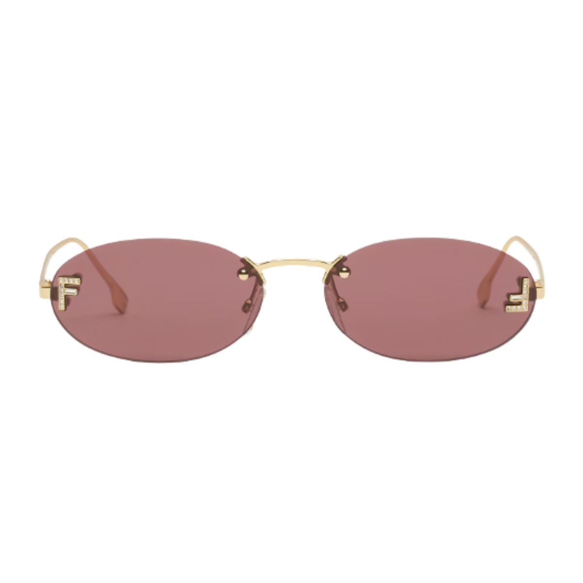 Latest Fendi FE4075U Oval Shape Sunglasses for Women | Authentic Fendi