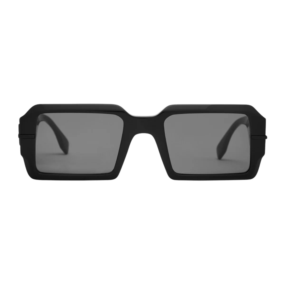 Fendi Sunglass FE40073U 01A black rectangle sunglasses at Optorium