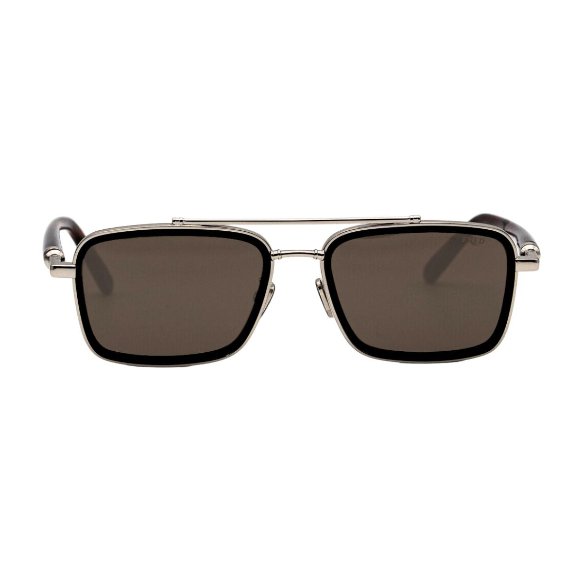 "Fred FG40070U 16G rectangle sunglasses with UV lenses, online at Optorium."