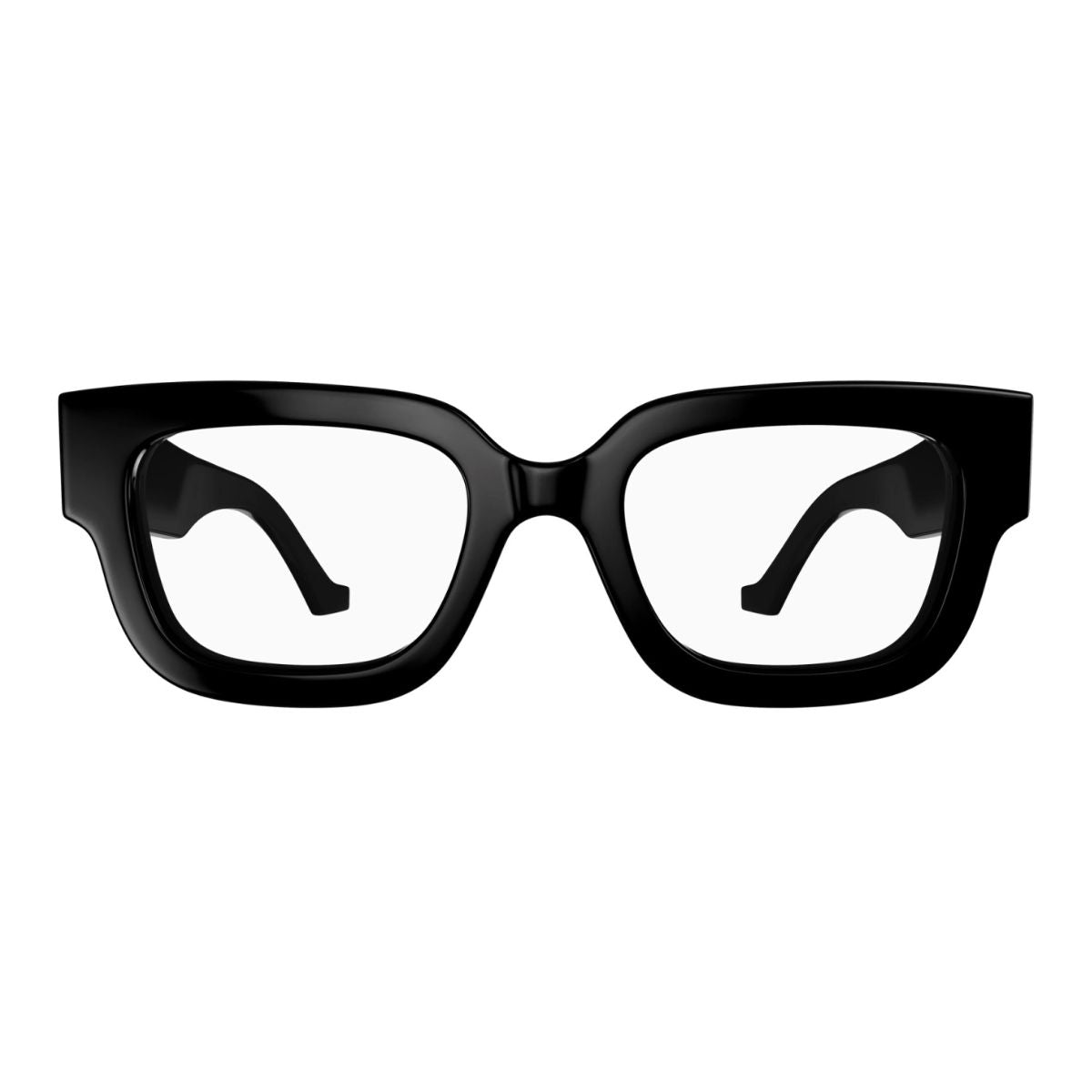 "Crafted Gucci Eyeglasses - Model 1548O 001 frames designed for fashion-forward individuals seeking sophistication."