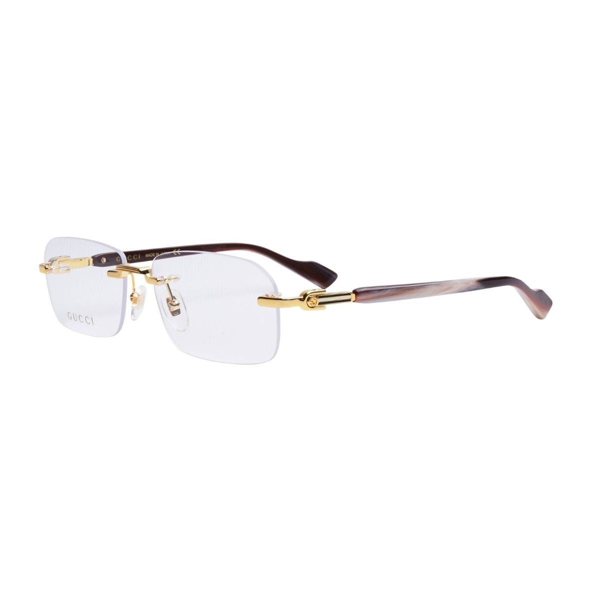 "Gucci 1221O 002 online optical eyewear frame for men's at optorium"