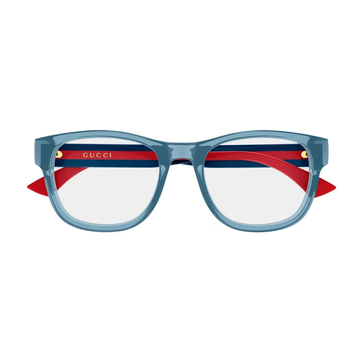 Gucci GG0004ONN 005 Transparent Blue Men Spectacles Frame