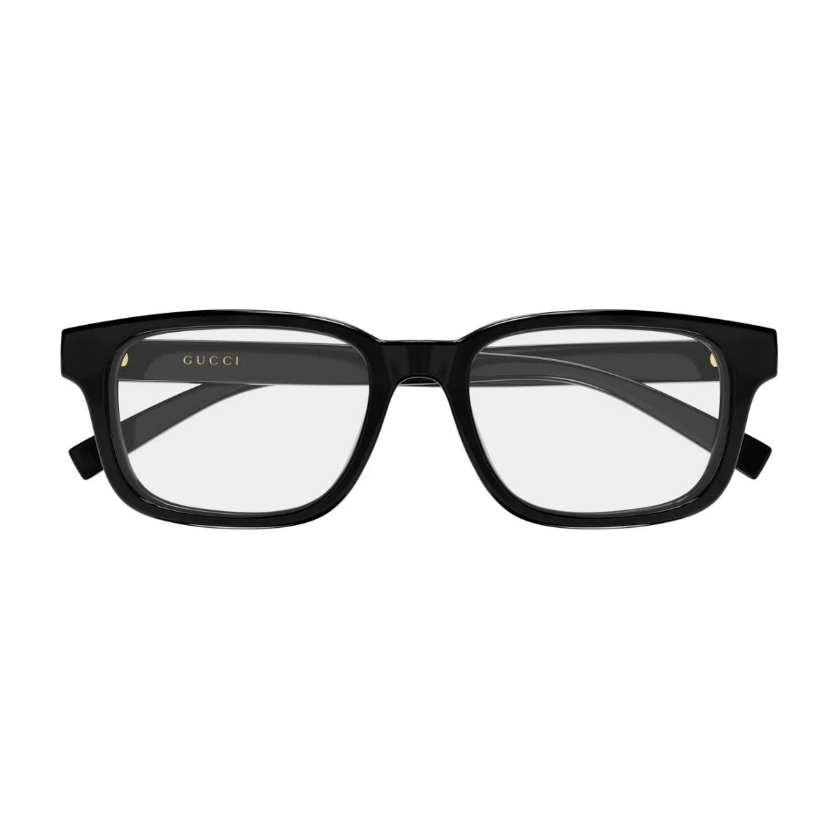 Gucci GG107OL 001 black rectangle optical glasses men