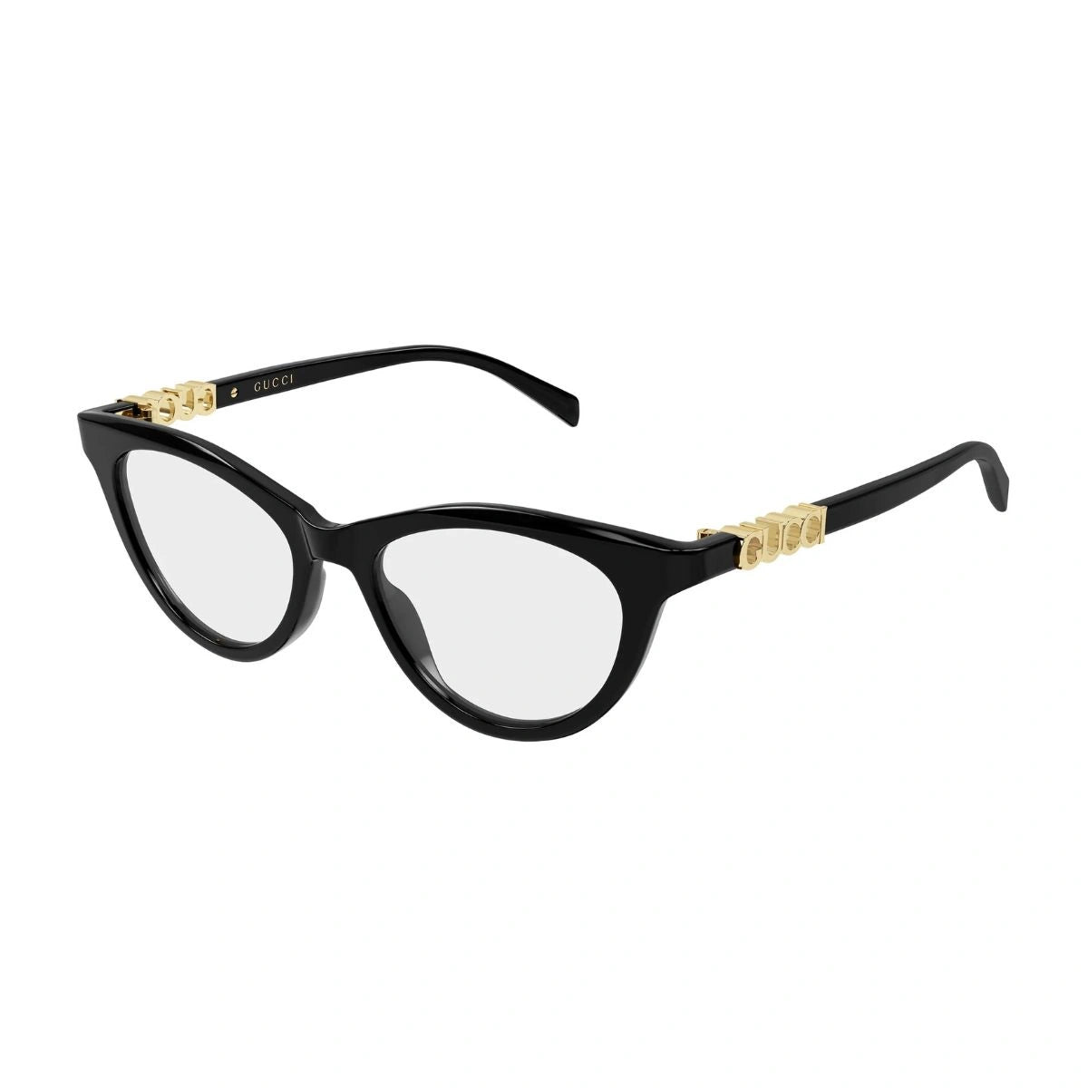 Trendy Gucci GG2034O 001 designer optical frame gold logo