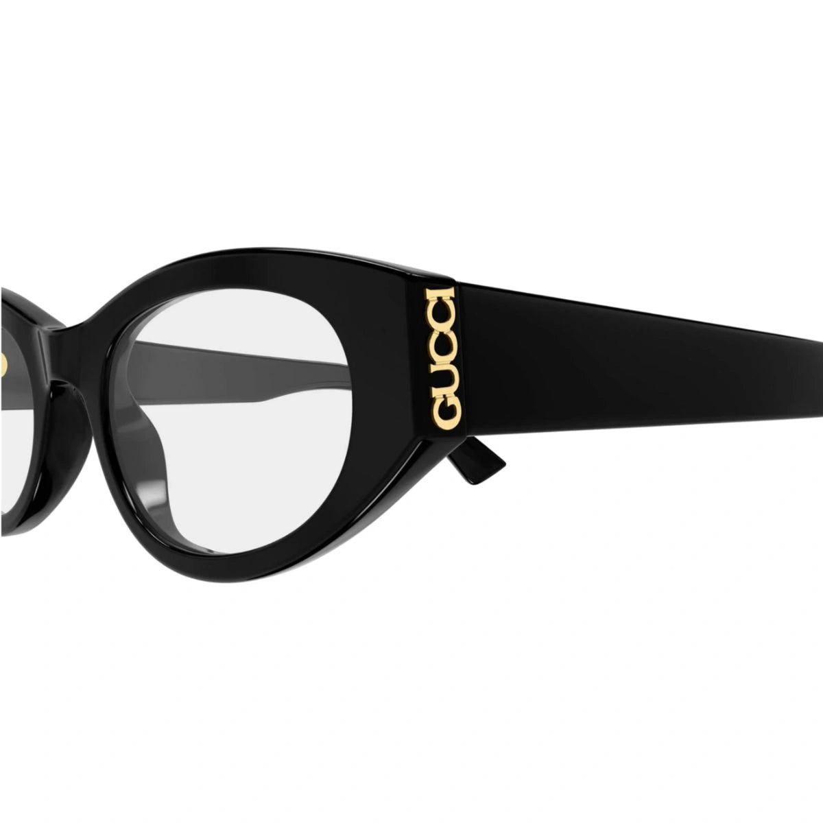 Gucci Designer Black Oval Eyeglasses Frame For Women Stylish