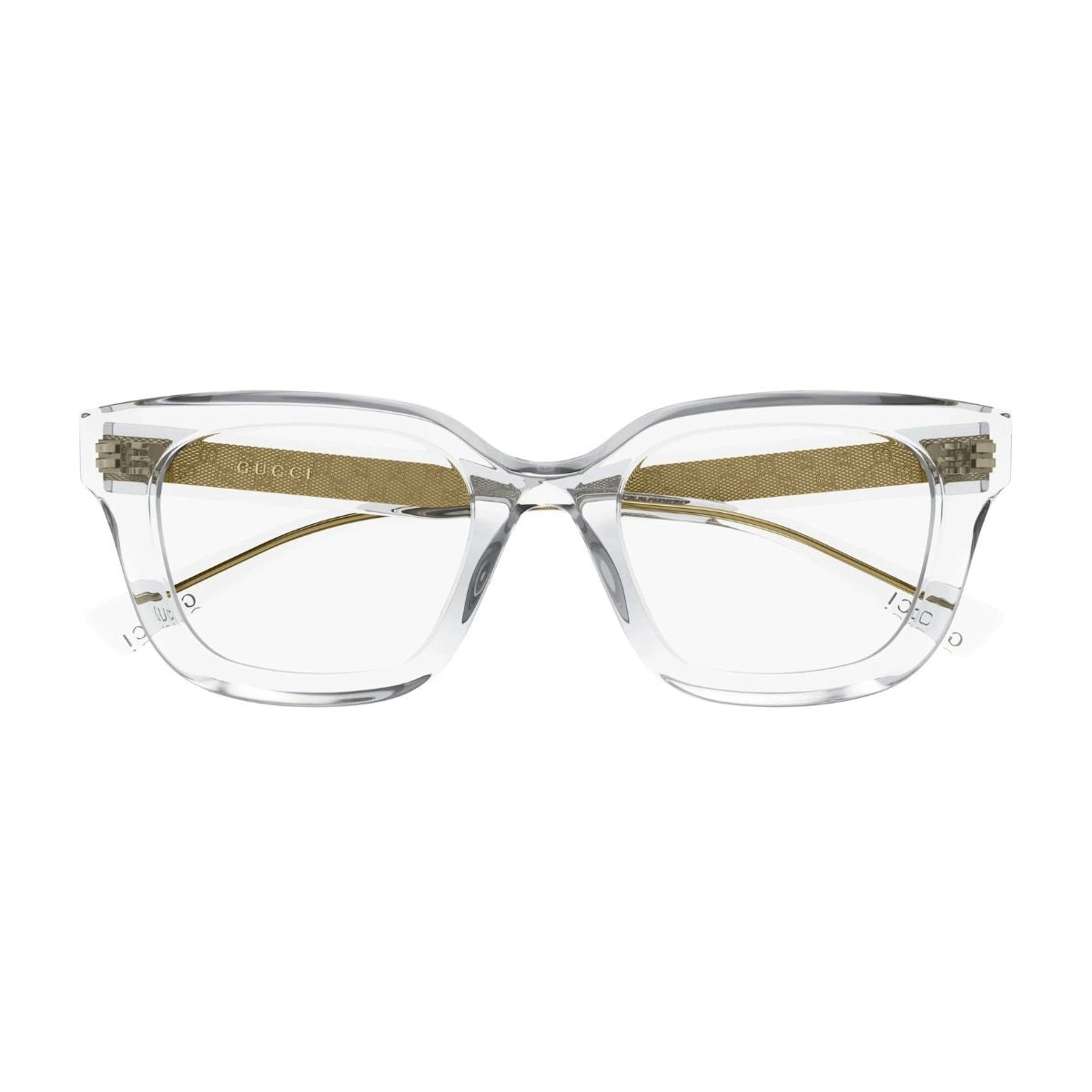 Gucci GG2067OL 004 transparent square optical frame men