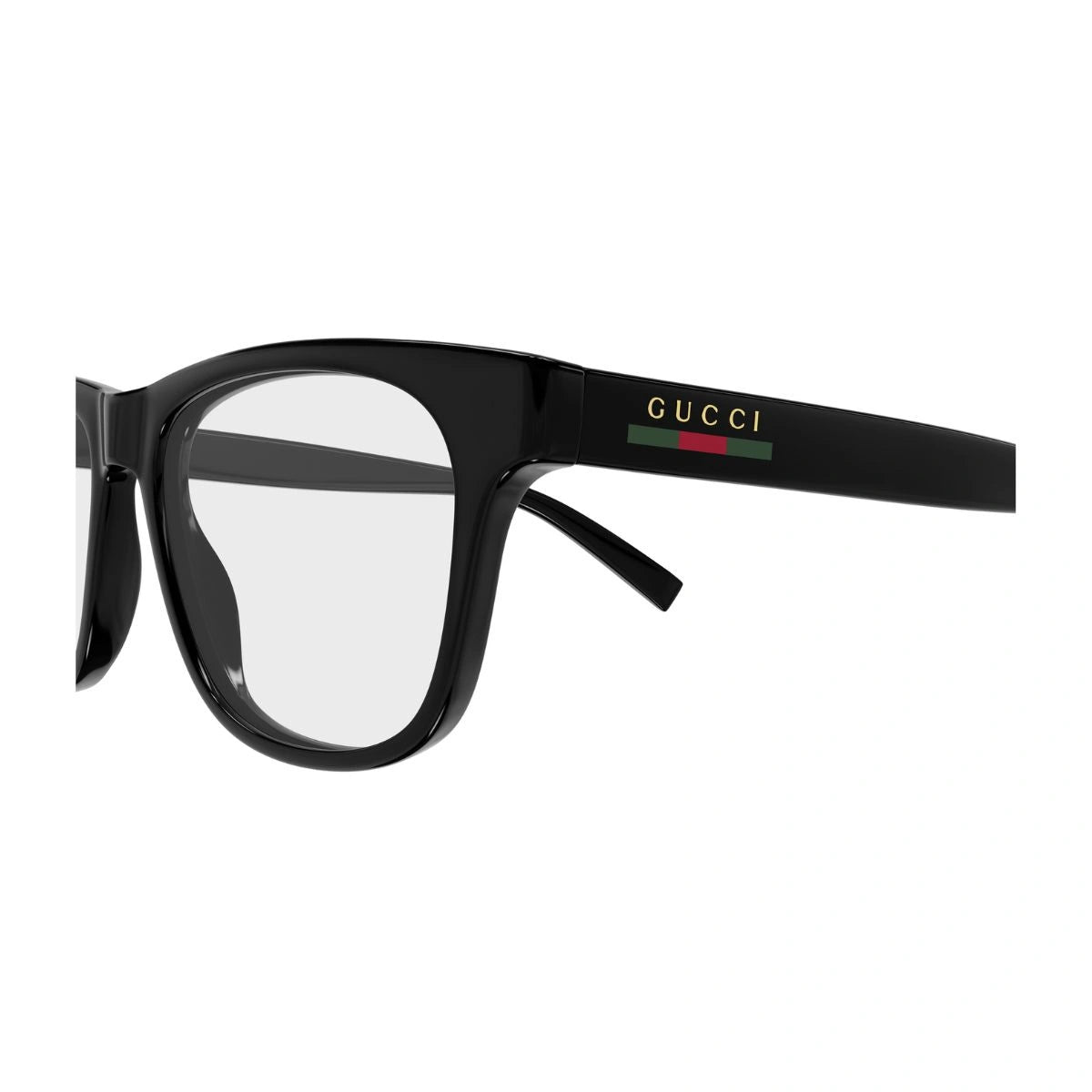 Gucci GG2108O 001 stylish square eyeglasses men black frame