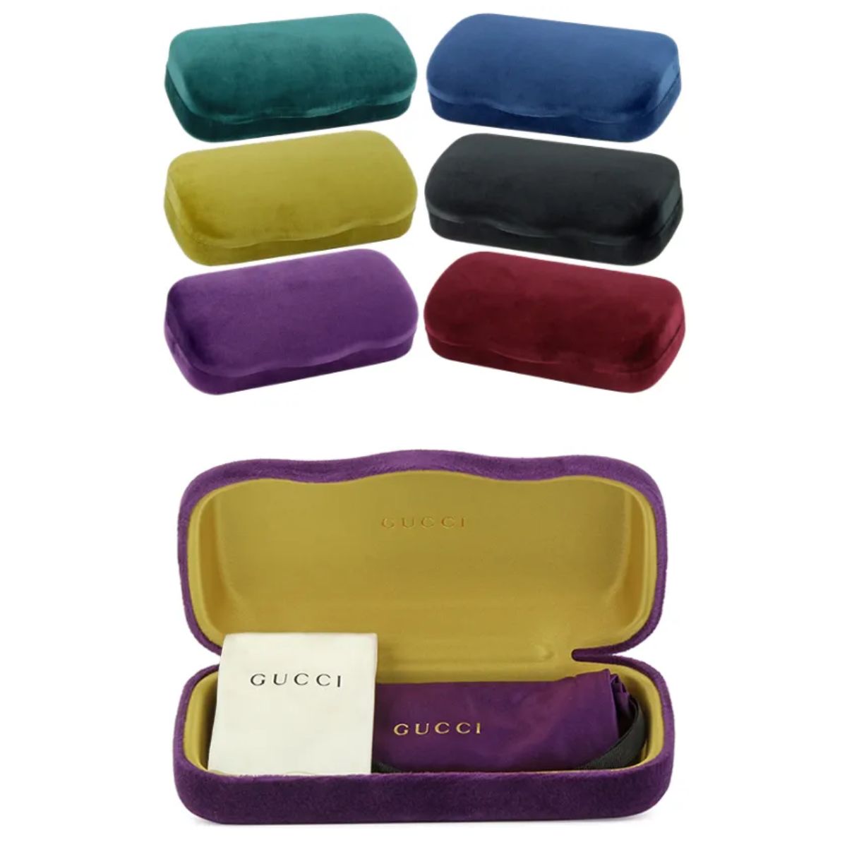 Alliable Colourful Gucci Sunglass Cases At Optorium"