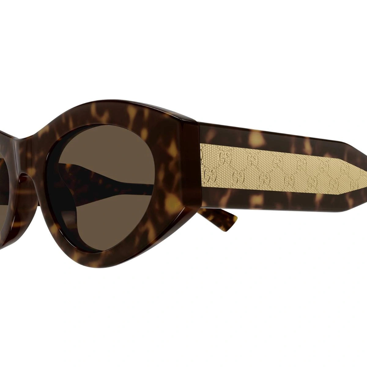 Authentic Gucci GG2065S 002 luxury eyewear light brown lens