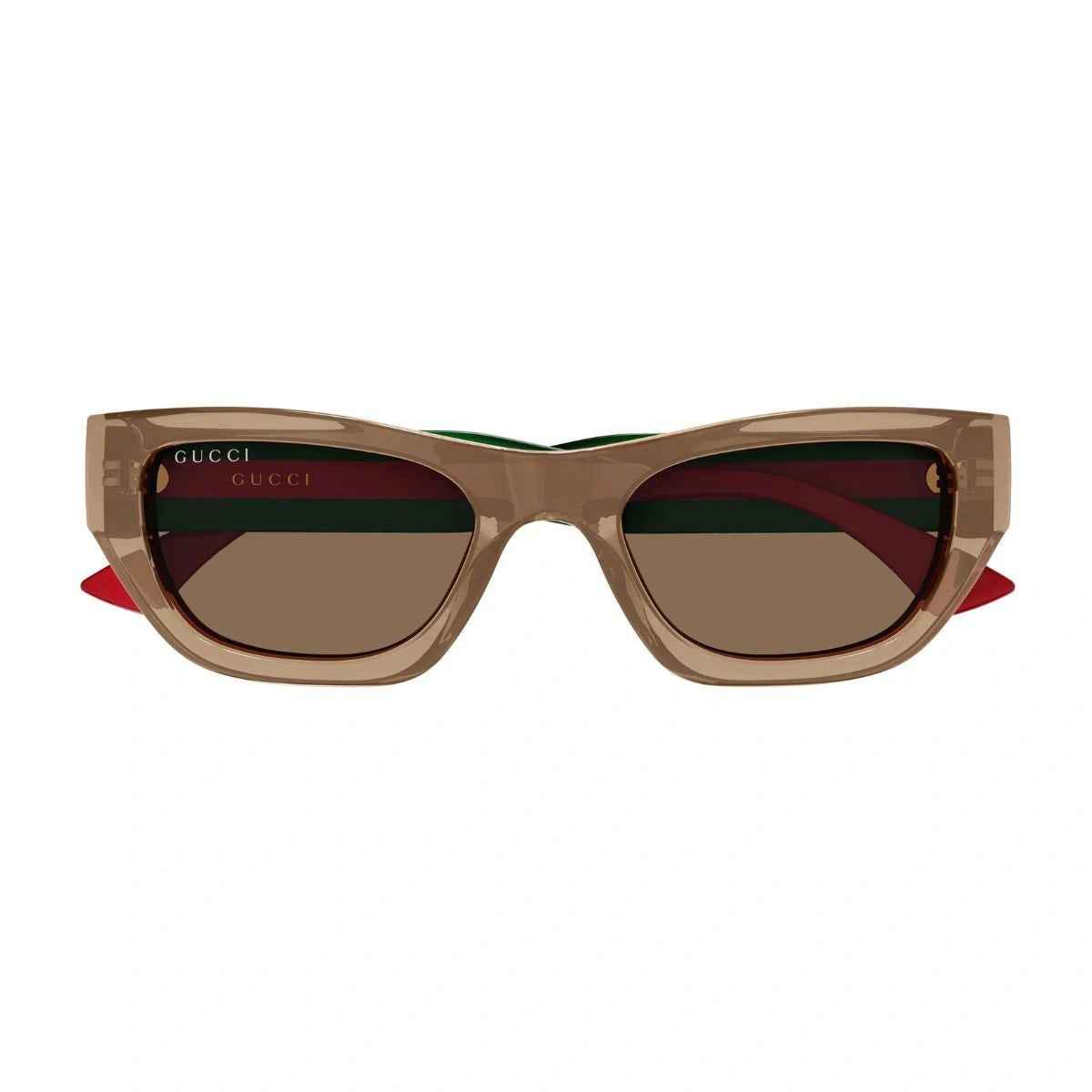 Gucci GG2116S 004 transparent brown cat eye sunglasses