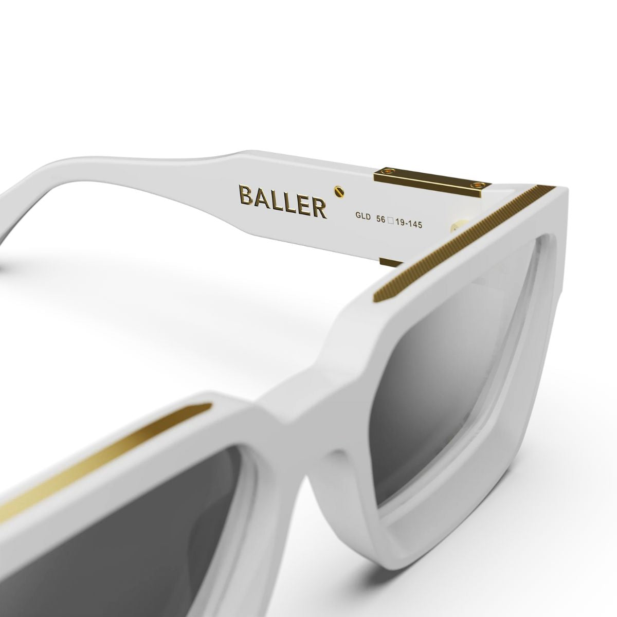 Golden Concept Sunglass Baller WHT