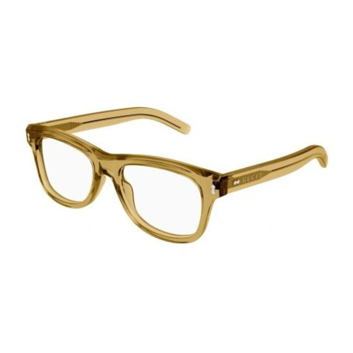 "Gucci 1526O 004 men's square frame online at optorium"