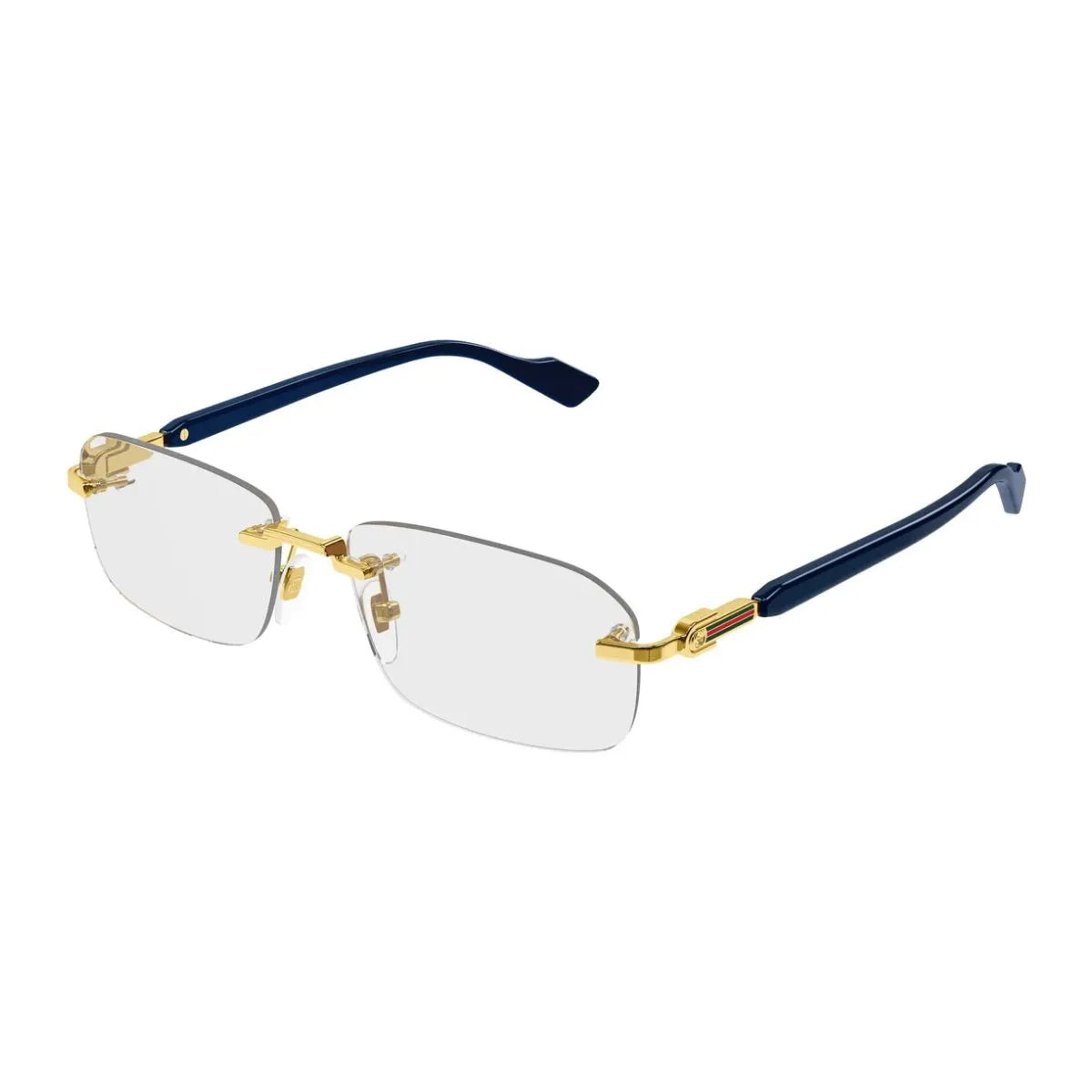 Stylish Gucci men optical frame GG1221O 004 rimless Rectangle shape eyeglasses. available Gucci eyewear at Optorium