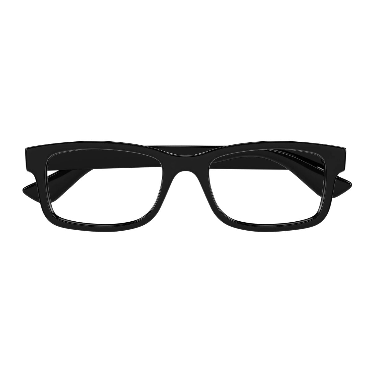 Gucci Frame GG1717O 001 – black square frame for men, sleek and modern design, shop online at Optorium.