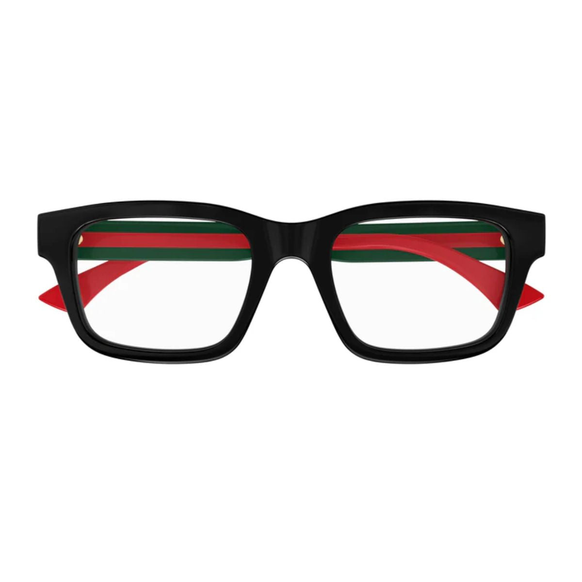 Gucci GG1865O 001 black rectangle optical frames for unisex, premium luxury eyewear available at Optorium Hyderabad – shop online at Optorium.