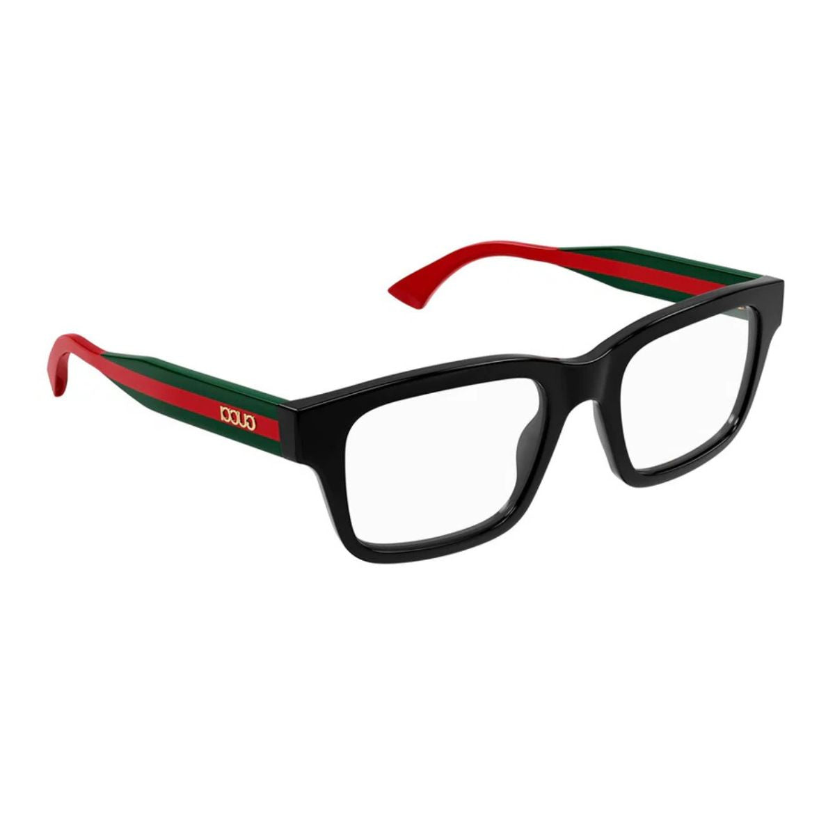 Explore Gucci GG1865O 004 stylish unisex optical frame in black square shape, available online at Optorium.