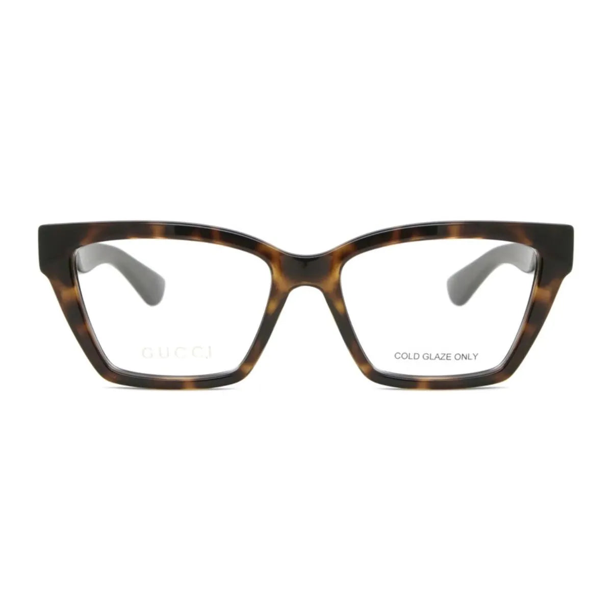 Gucci GG1715O 002 Havana cat eye eyeglasses for women at Optorium.