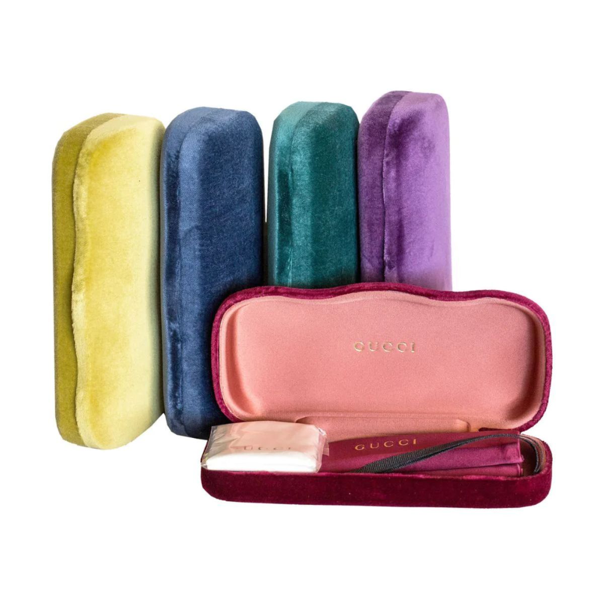 "Stylish Colourful Gucci Cases At Optorium"