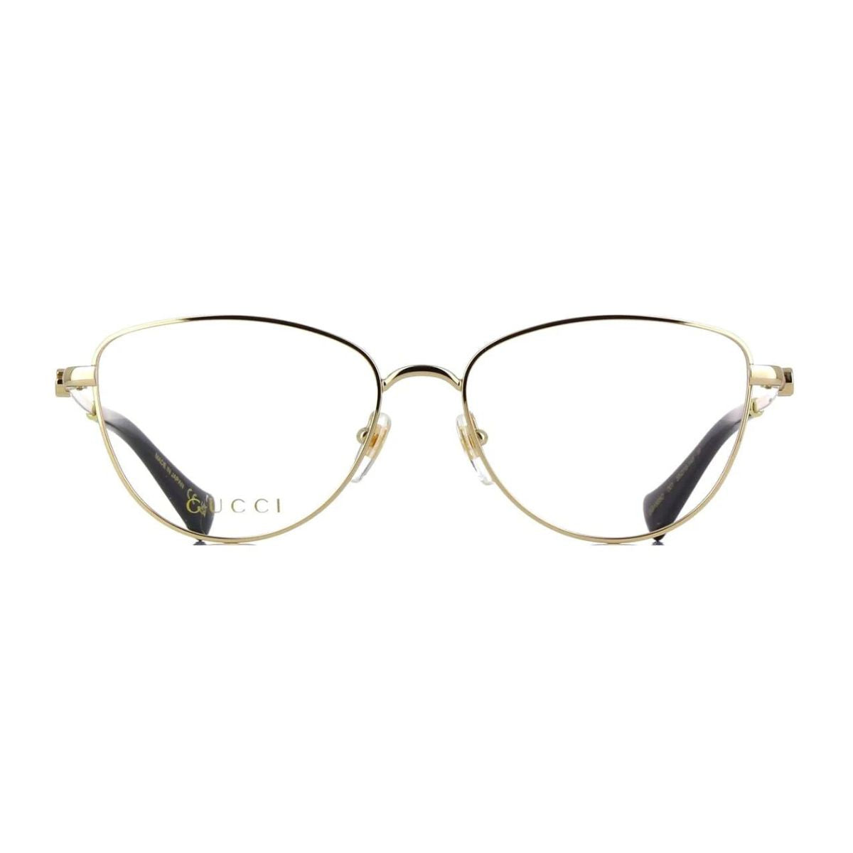 " buy Gucci GG1595O 001 oval shape eyeglasses frame for women's at optorium"