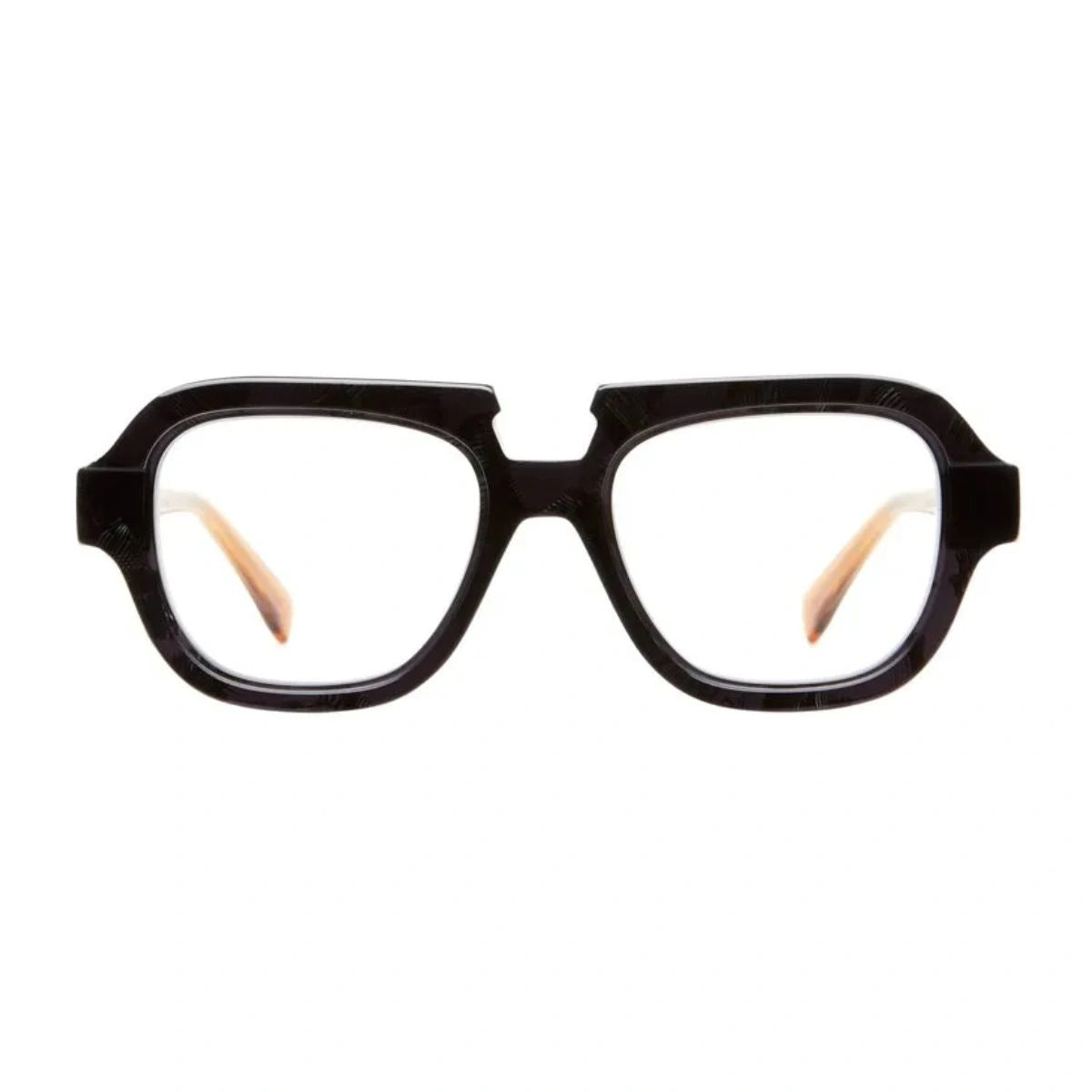 Kuboraum Maske S5 BKN Black Night designer eyeglasses handcrafted Italy
