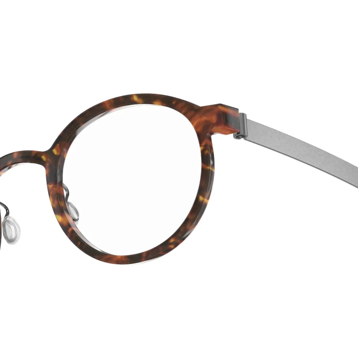 Trendy Lindberg glasses Frame 1014 AL04, Havana color oval shape Lindberg eye frames, luxury Lindberg eyewear crafted for comfort and style, best Lindberg spectacles India at Optorium.