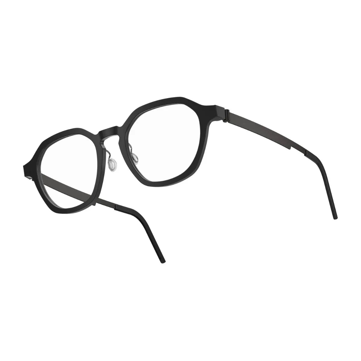 Stylish Lindberg Acetanium Frame 1061 AL11, black Lindberg eyewear, square Lindberg spectacle frames, designer Lindberg glasses and Lindberg eye frames for men at Optorium.