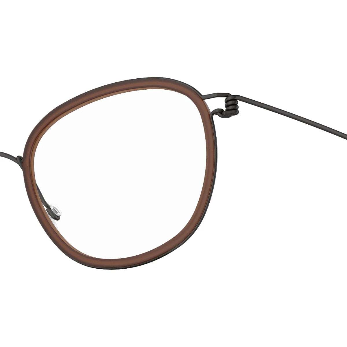 Luxury Lindberg Air Titanium Rim Max U9 unisex eyeglasses in matte black colour – Optorium