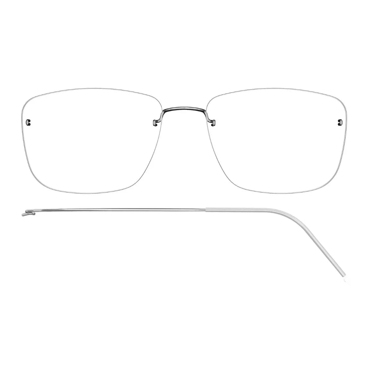 Buy Lindberg Spirit Titanium Frame 2569 P10 online India, authentic Lindberg brand rim less square shape lindberg glasses frames, polished color lindberg prescription glasses for men & women optorium