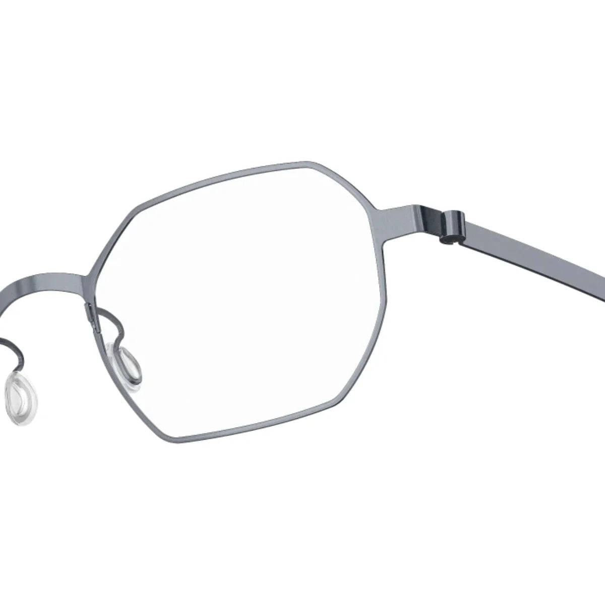 Lightweight Lindberg 9650 PU16 rectangle titanium eyeglasses. Shop Lindberg eyewear at Optorium.