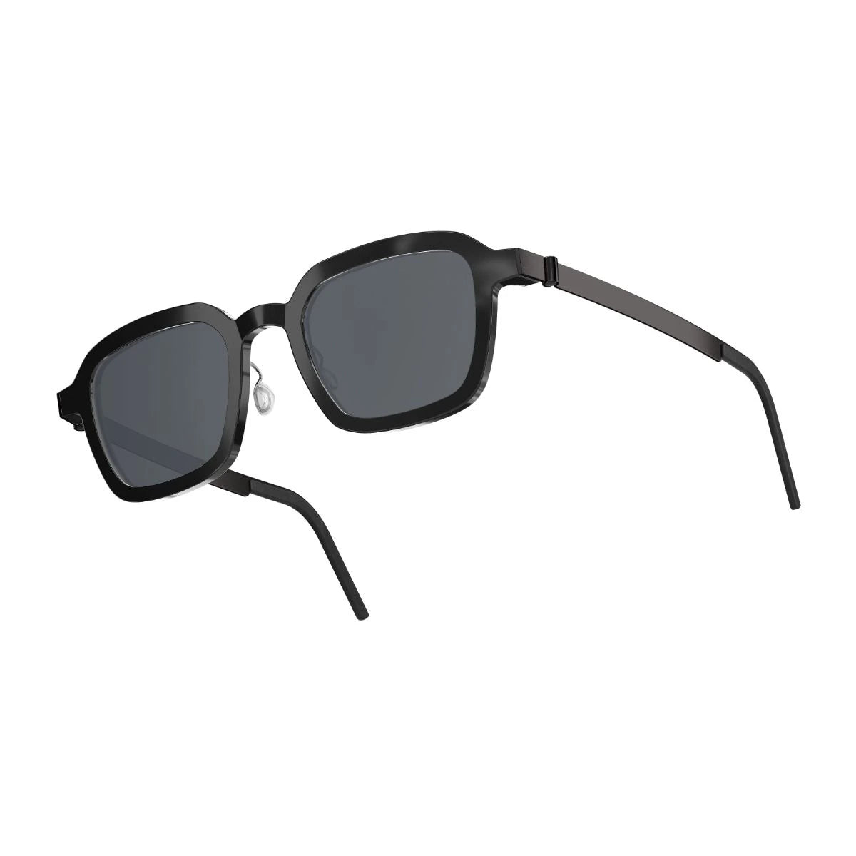 Branded Lindberg unisex black frame shades 85098 AK55 at Optorium