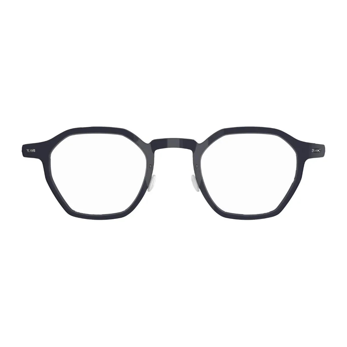 Lindberg n.o.w. 6654 P10 polished black titanium acetate unisex eyeglasses – Optorium