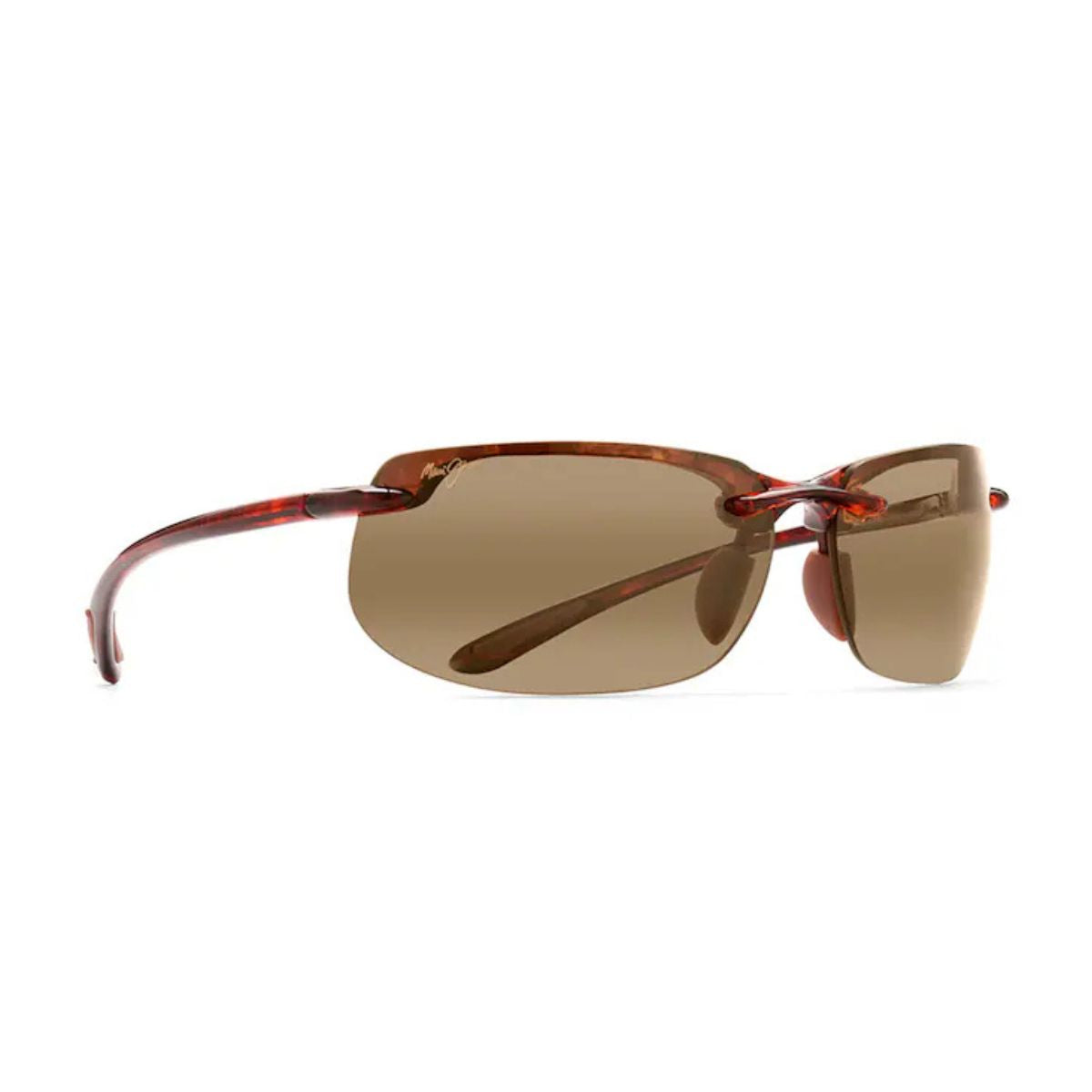 Stylish Maui Jim MJ 412 10 sunglasses, tortoise frame and brown polarized lenses. Shop now at Optorium.