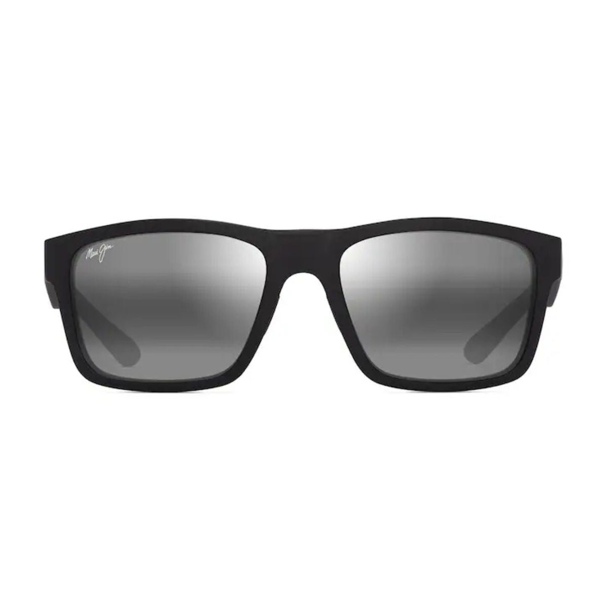 Maui Jim The Flats MJ 0897S 006 sunglasses for men, matte black frame with grey mirror lenses. Available online at Optorium.