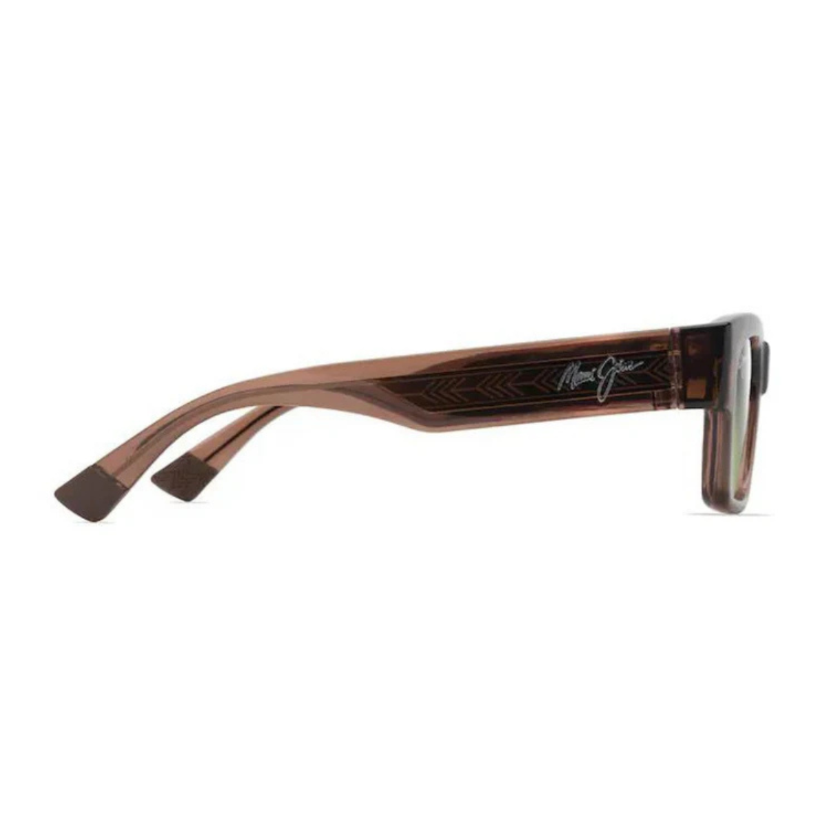 Maui Jim shiny brown sunglasses for men and women in the MJ642 01A style combine fashion and function with polarized lenses. Shop Maui Jim Eyewear at optorium.