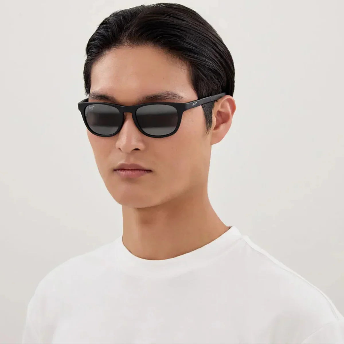 Maui Jim Melemele MJ 0597S 001 matte black square sunglasses, polarized maui jim shades, sunglasses maui jim men, stylish maui jim sunglasses for men’s fashion at optorium.