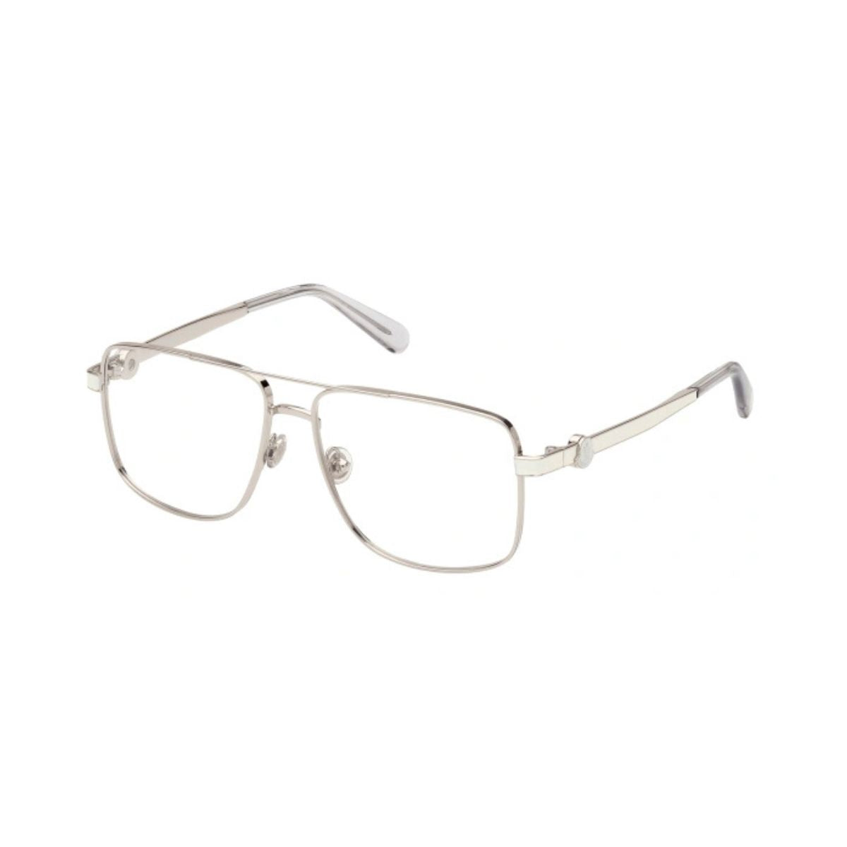 "Shop Moncler ML5178 016 eyeglasses frame for a modern look at Optorium."