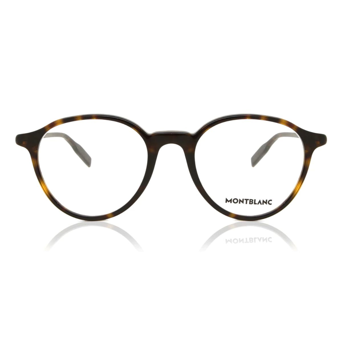 "Montblanc MB0291O 002 Oval Optical Frame in Dark Tortoise - Shop Now at Optorium"