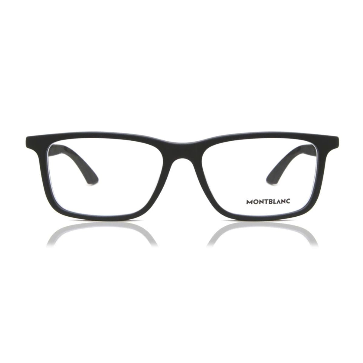 "Mont Blanc MB033O 001 Optical Frames for Men – Premium prescription glasses with a luxury design. Shop branded Mont Blanc eyeglasses online at the best optical store in Hyderabad. Buy now at Optorium."