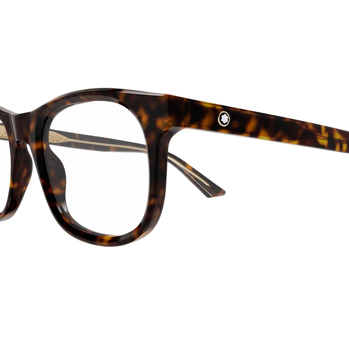 Discover Mont Blanc MB0385O 002—tortoise color square optical frame for men made from durable acetate, comfort in designer Mont Blanc eyewear at optorium.