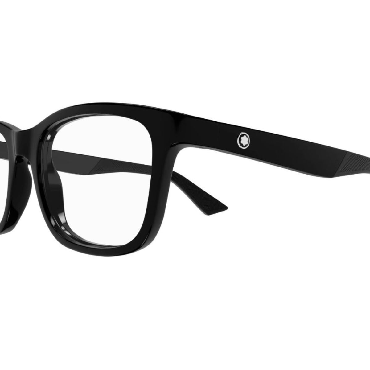 Shop Mont Blanc black square optical frame for men MB0401O, one of the top-selling eyewear styles. Available now at Optorium.